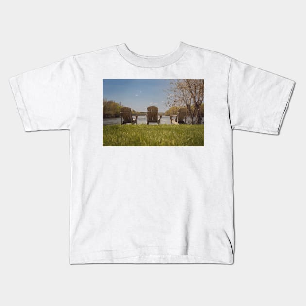 Adirondack Summer Kids T-Shirt by StacyWhite